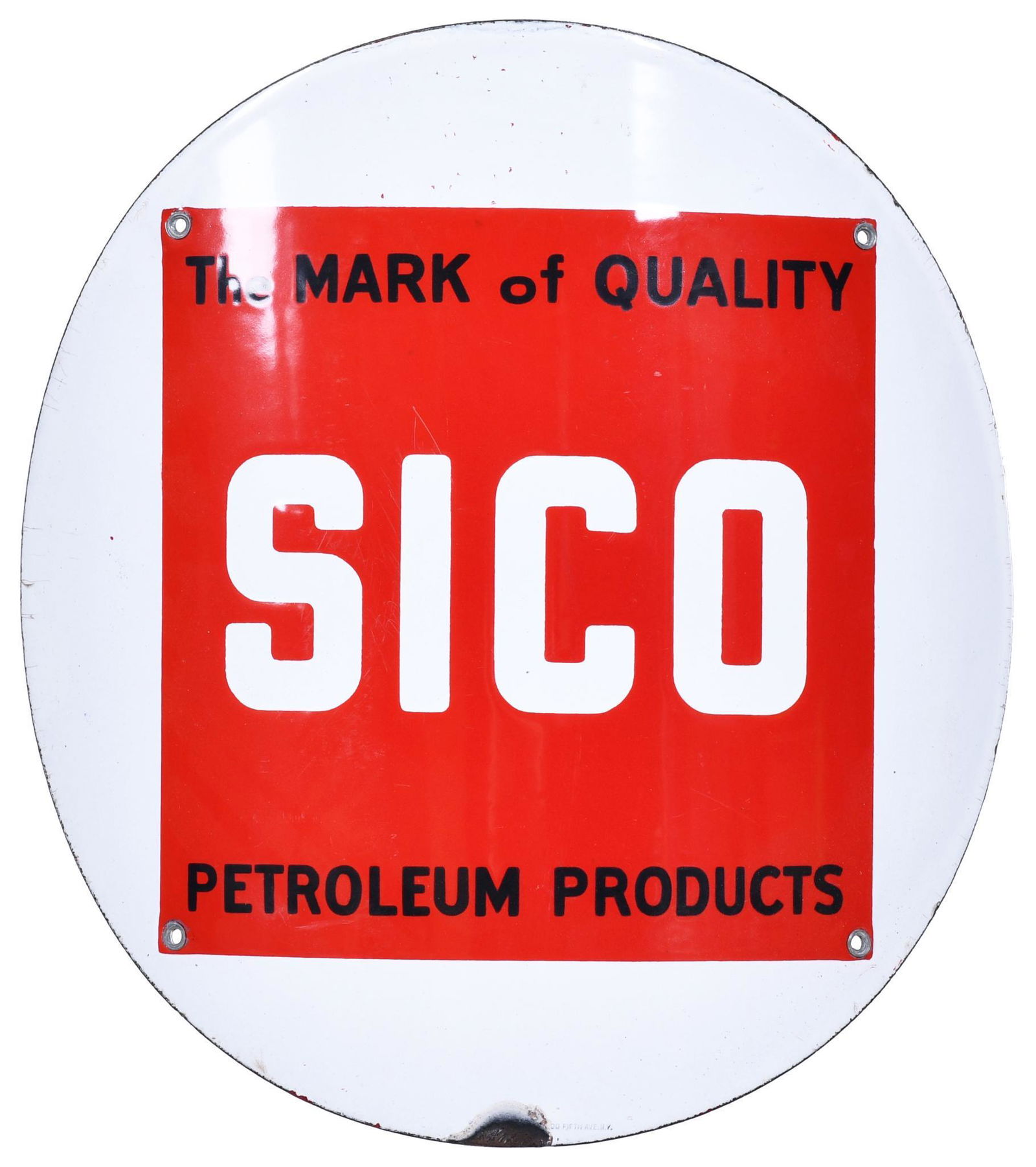 SICO "The Mark of Quality Petroleum Products Porcelain (1 of 1)