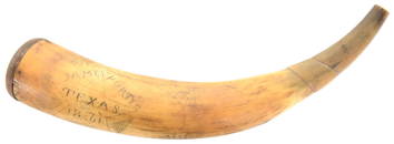 Texas Powder Horn