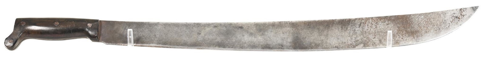 WWII Collins & Co. USN Machete: Comes with leather scabbard. Great condition