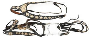 Gold And Silver Mounted Keystone Brothers Bridle With