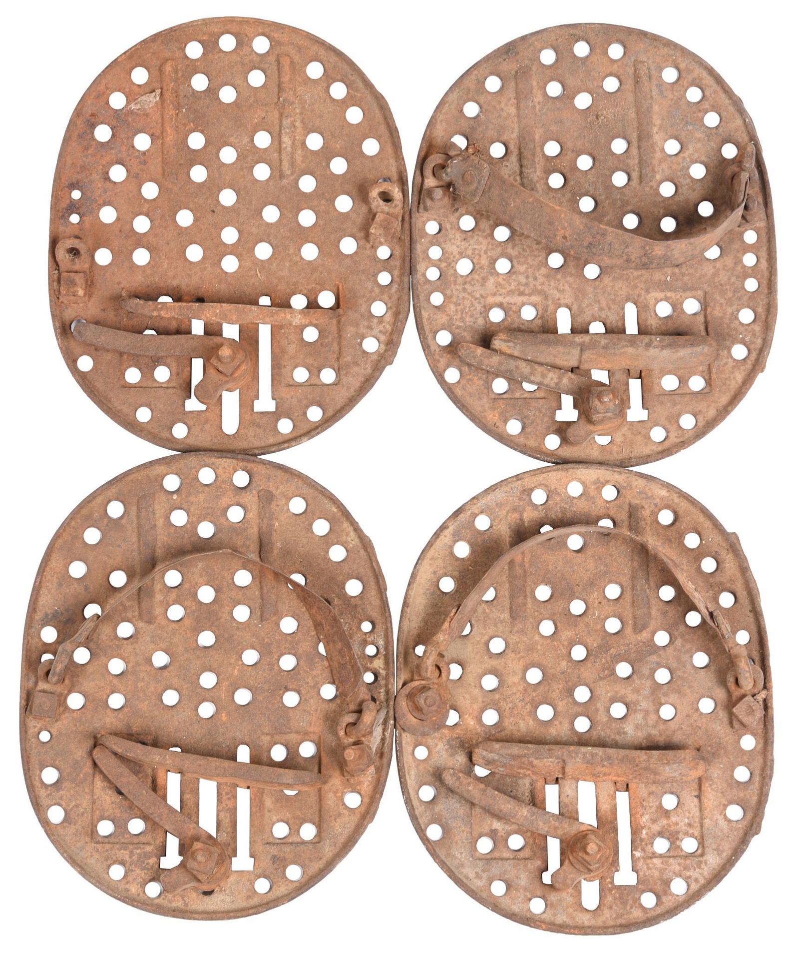 Lot Of 4 Antique Horse Snowshoes (1 of 1)