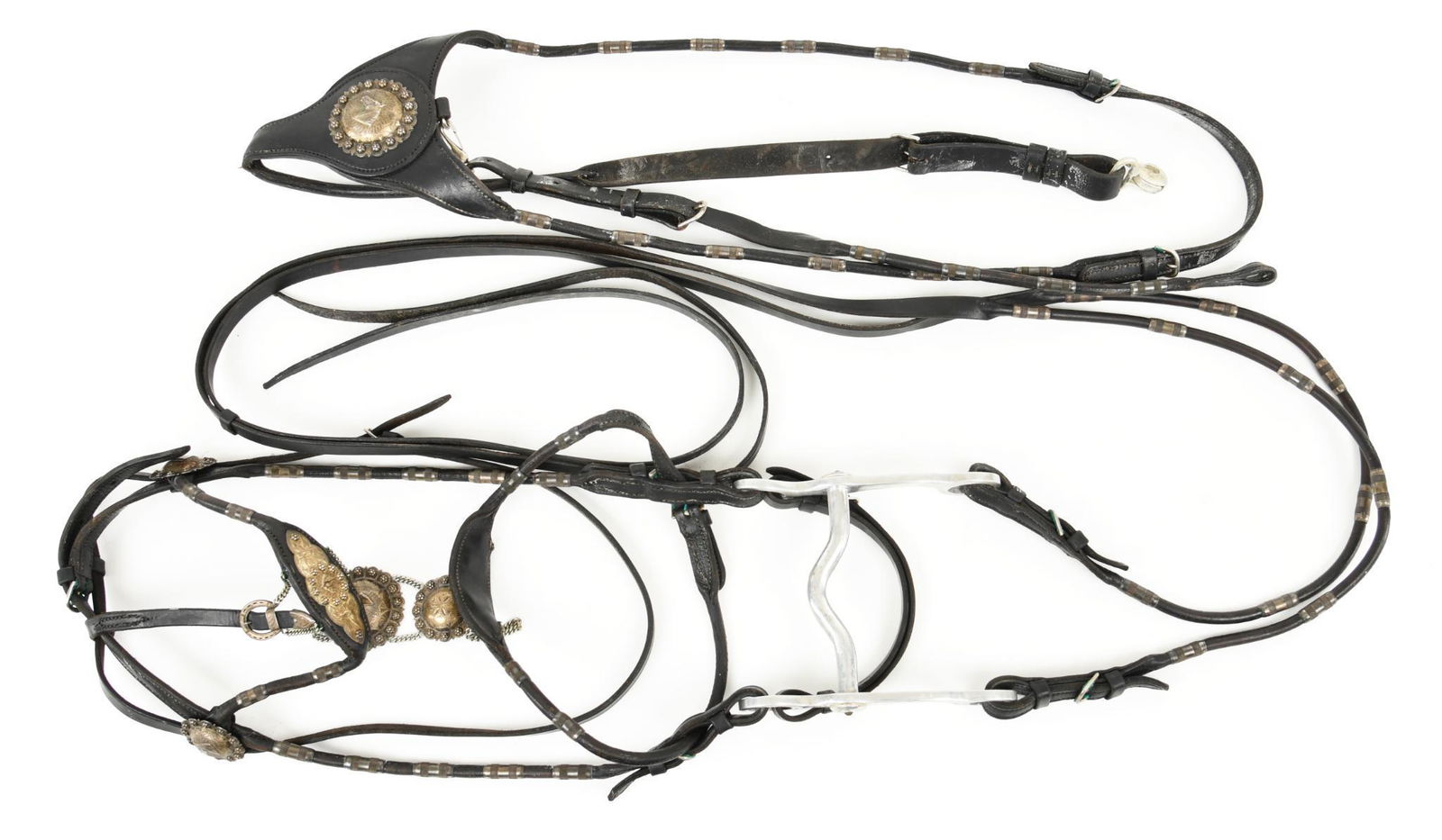 Keystone Bros. Silver Mounted Bridle And Matching (1 of 1)