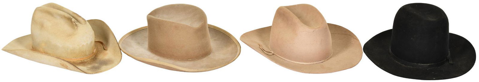 Lot Of 4 Vintage Cowboy Hats (1 of 4)