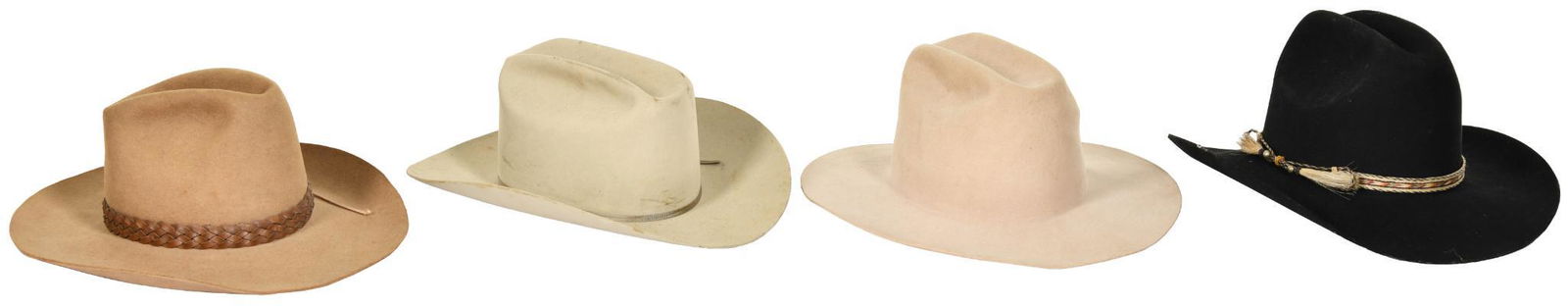 Lot Of 4 Cowboy Hats (1 of 1)