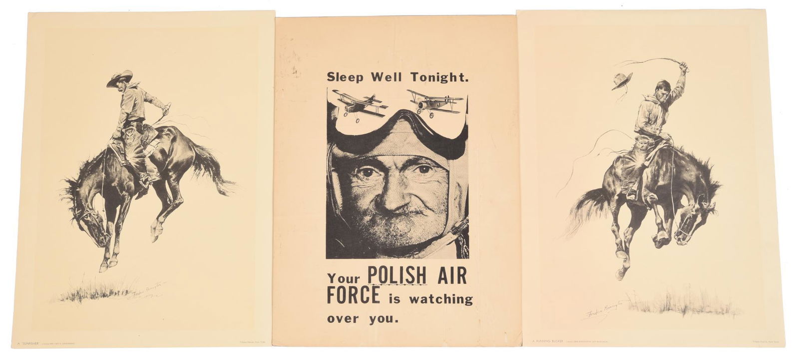 Lot Of 3 Vintage Black And White Prints (1 of 1)