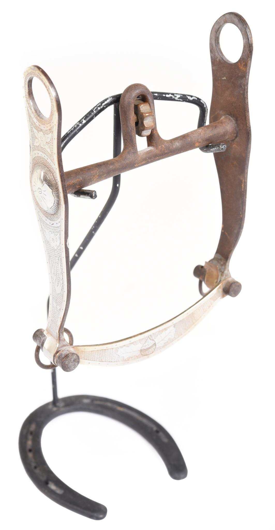 Prison-made Silver-Mounted Bit (1 of 1)