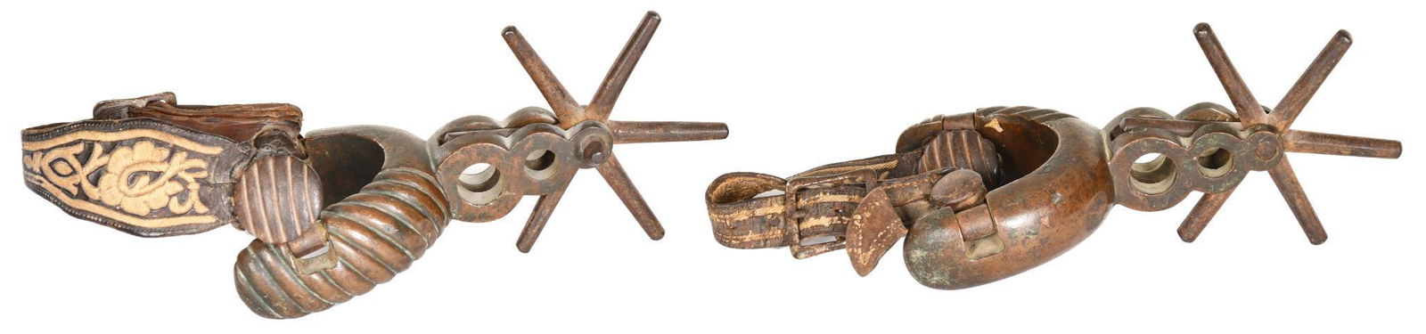 Very Heavy Bronze Mexican Spurs (1 of 1)