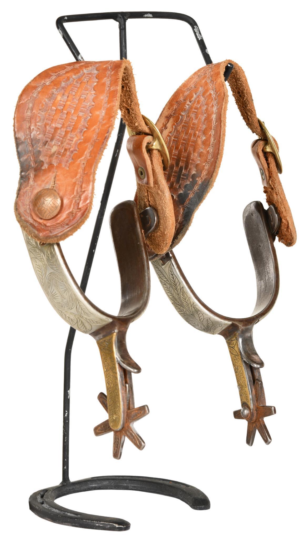 Hand-Made Silver Mounted Spurs (1 of 1)