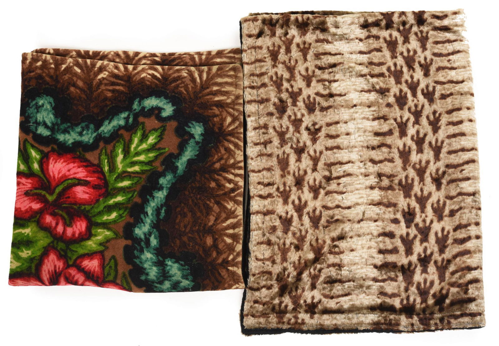 Lot Of 2 Vintage Lap Blankets (1 of 1)