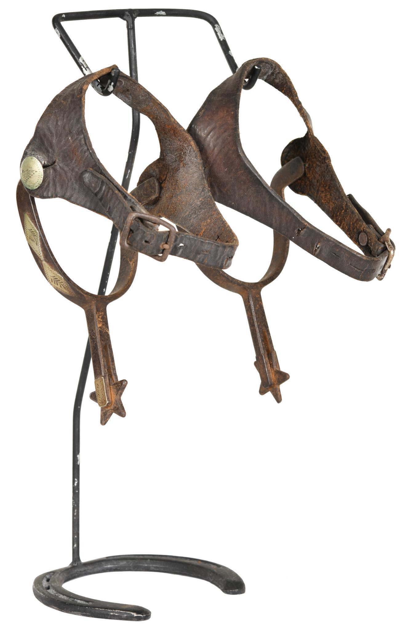 Silver Mounted Iron Spurs (1 of 2)