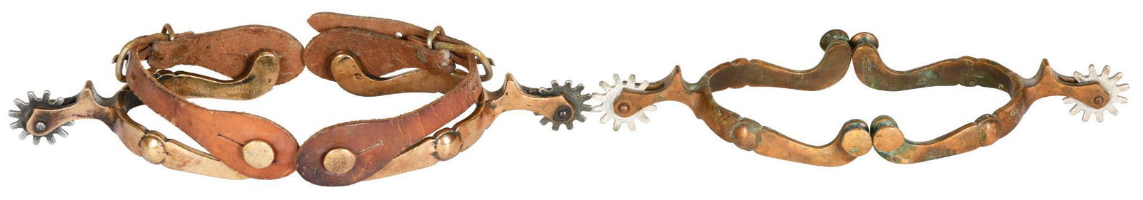 Lot Of 2 Bronze Spurs (1 of 1)