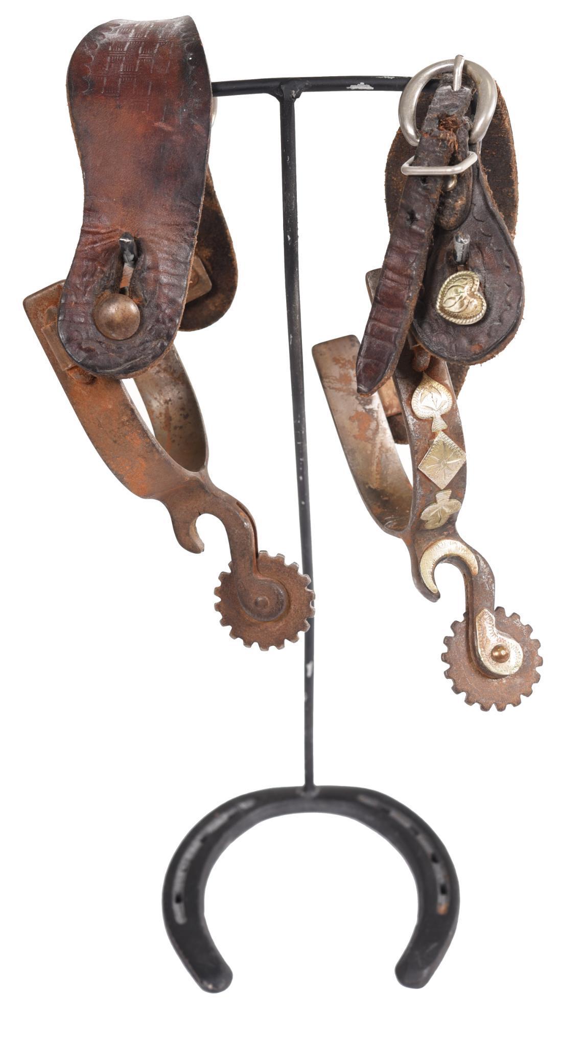 Silver Mounted Bottle Opener Spurs (1 of 1)