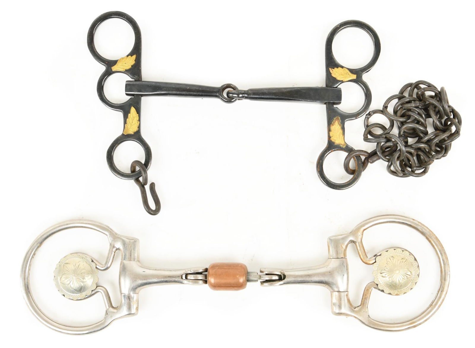 Lot Of 2 New Silver Snaffles (1 of 1)