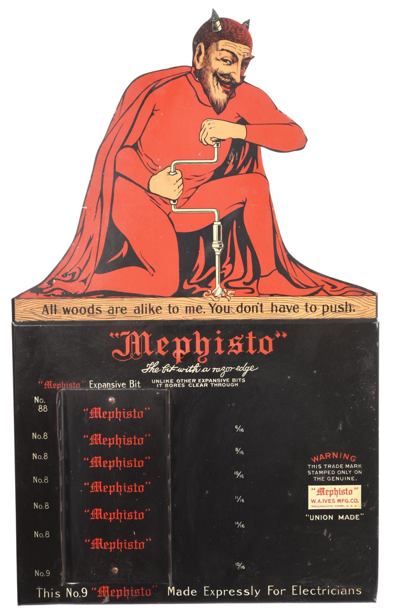Mephisto (Wood Bits) Counter-Top Display Point Of Sale (1 of 3)