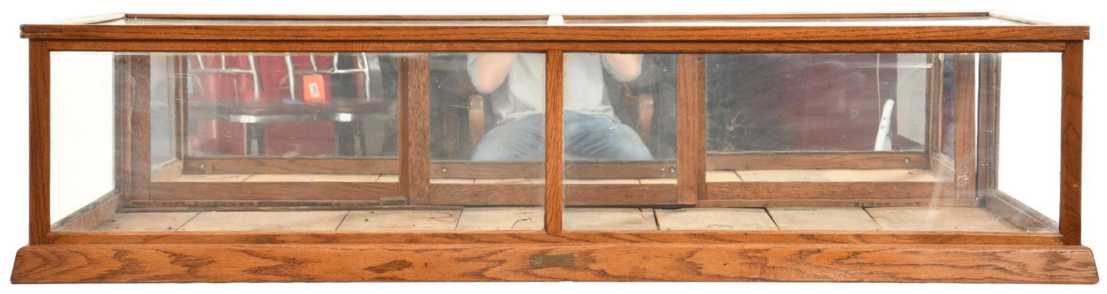 Oak Flat-Top Countertop Show Case (1 of 3)