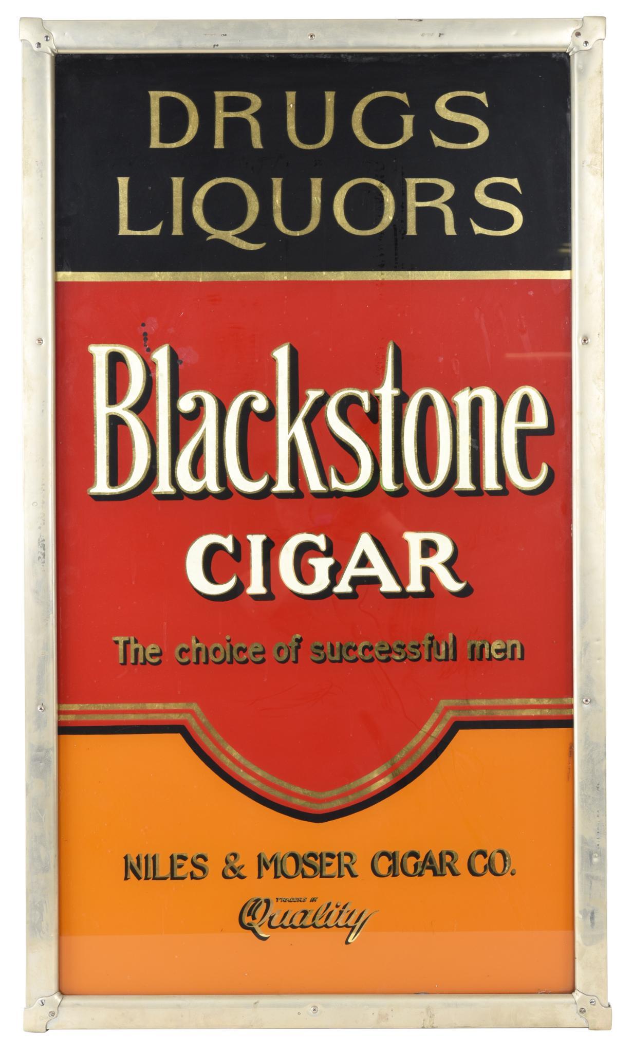 Blackstone Cigar "The Choice Of Successful Men" Sign (1 of 2)