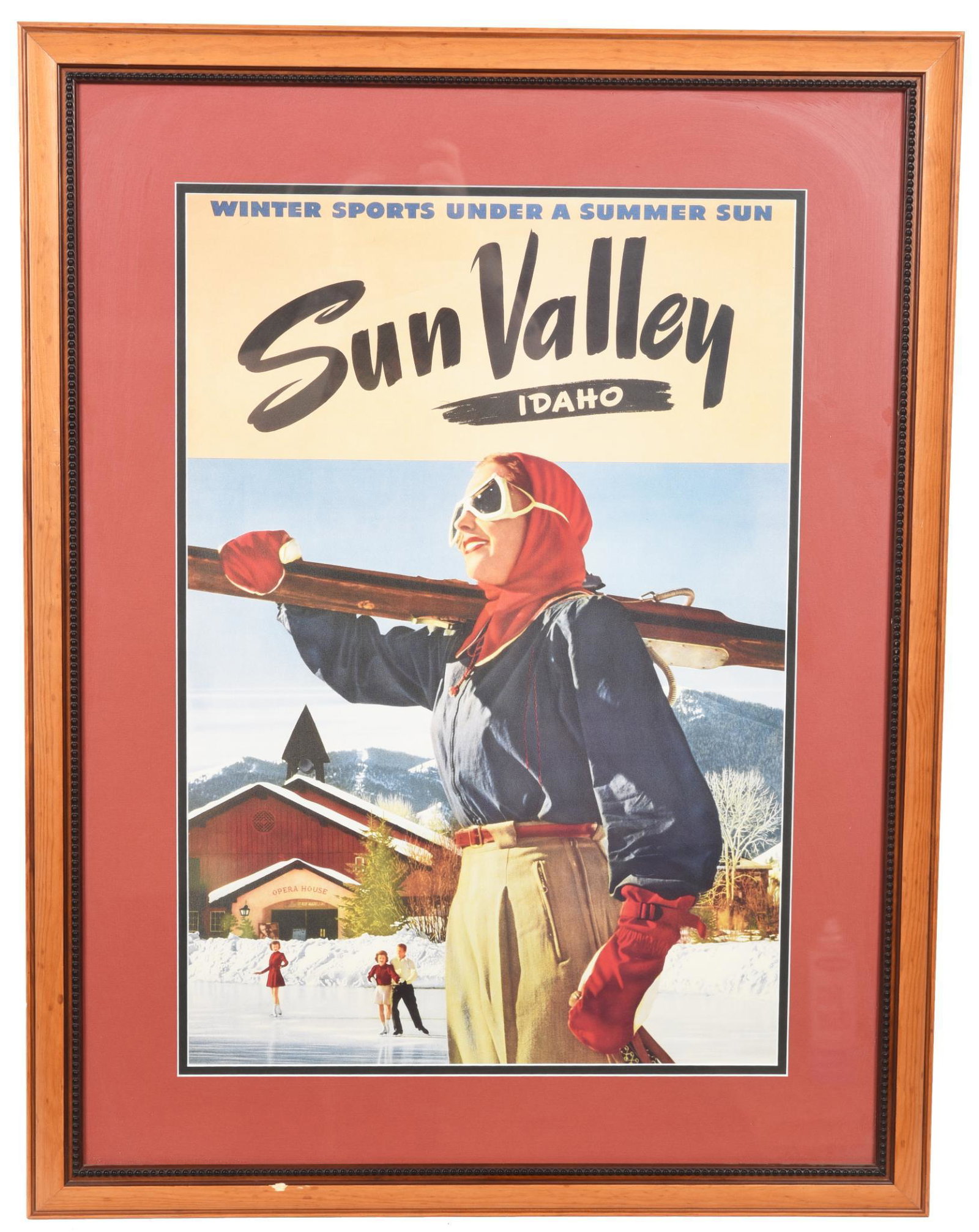 Tourist Poster From Sun Valley Idaho (1 of 2)