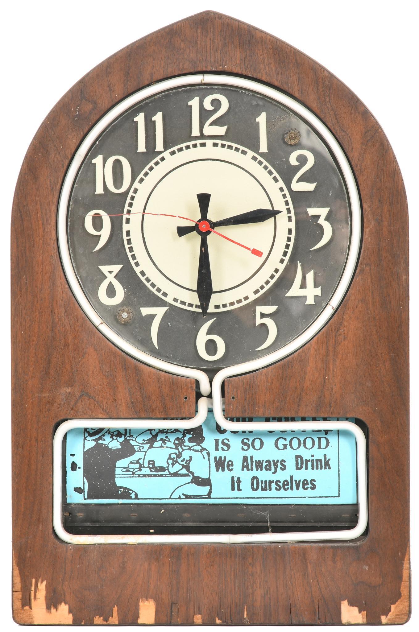 Electric Ad Clock Catep Style Top (1 of 3)