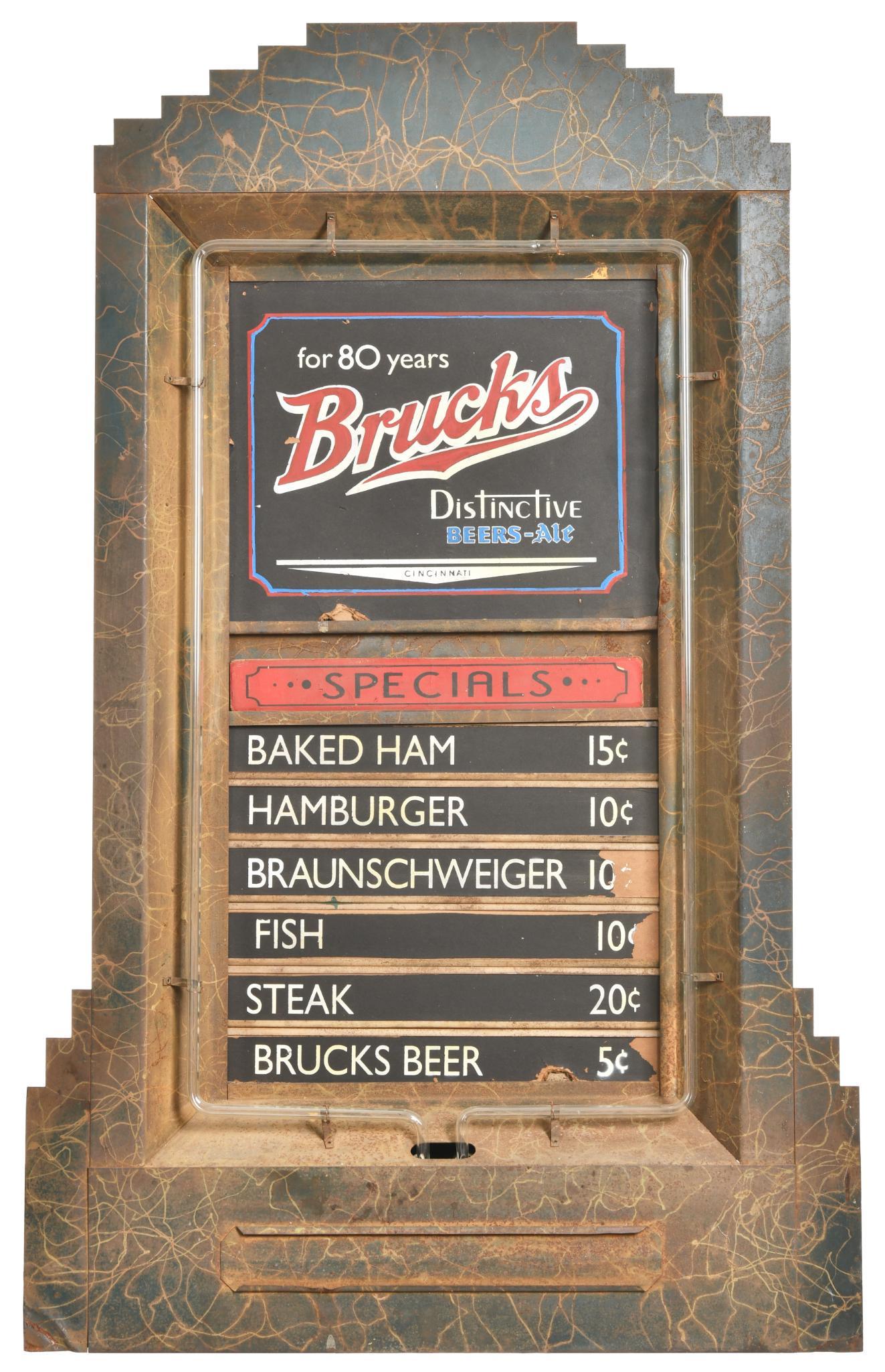 Art Deco Neon Menu Board (1 of 4)