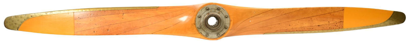 Large Wood & Brass Propeller (1 of 3)