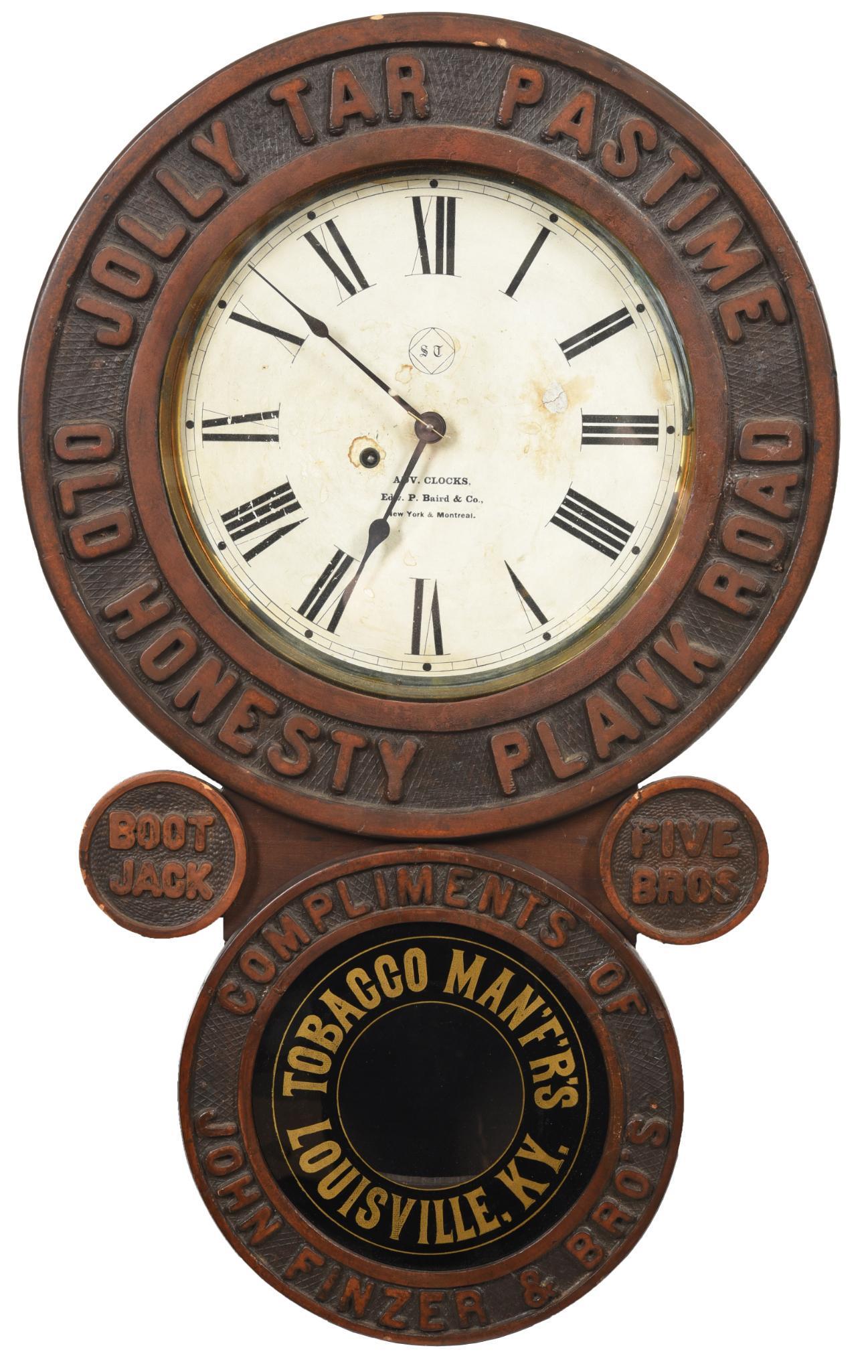 Jolly Tar Pastime "Old Honesty Plank Road" Baird Clock (1 of 3)