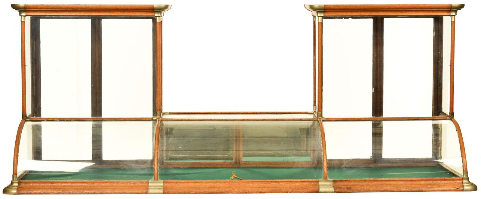 Large Curved Glass Countertop Display Case (1 of 2)