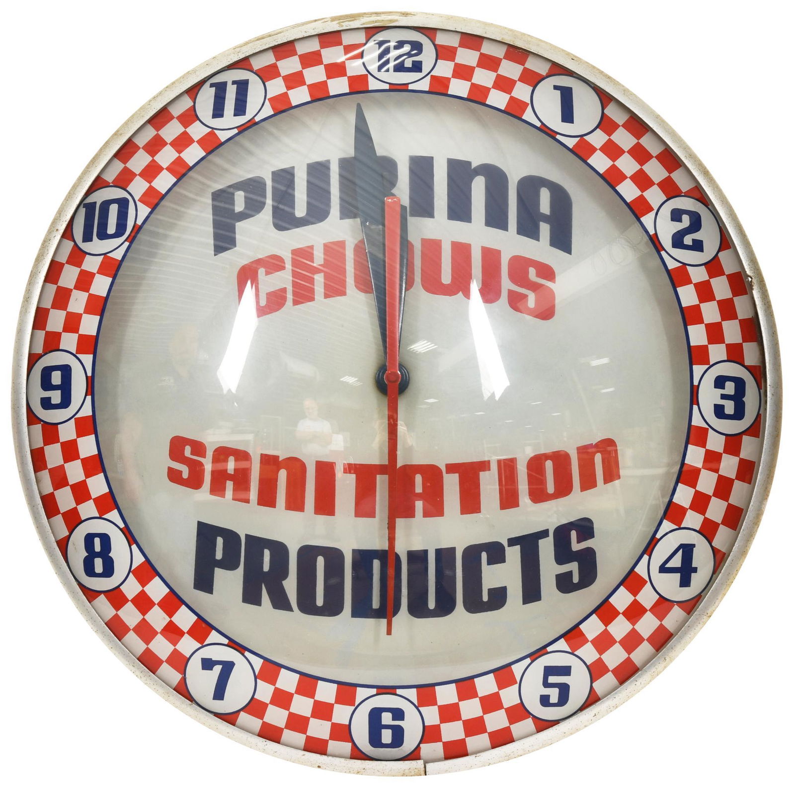Purina Chows Sanitation Products Double Bubble Clock (1 of 3)