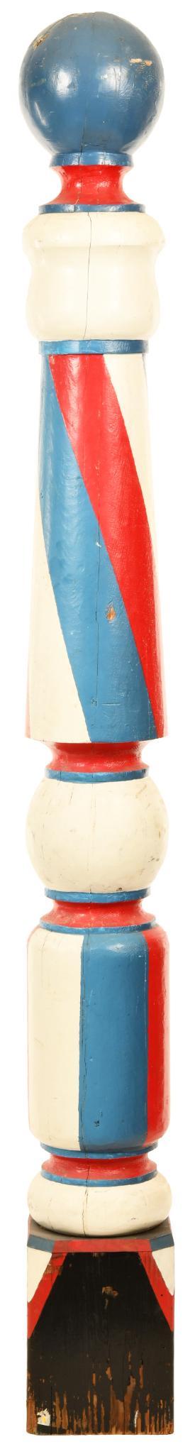 Large Wood Barber Pole (1 of 1)