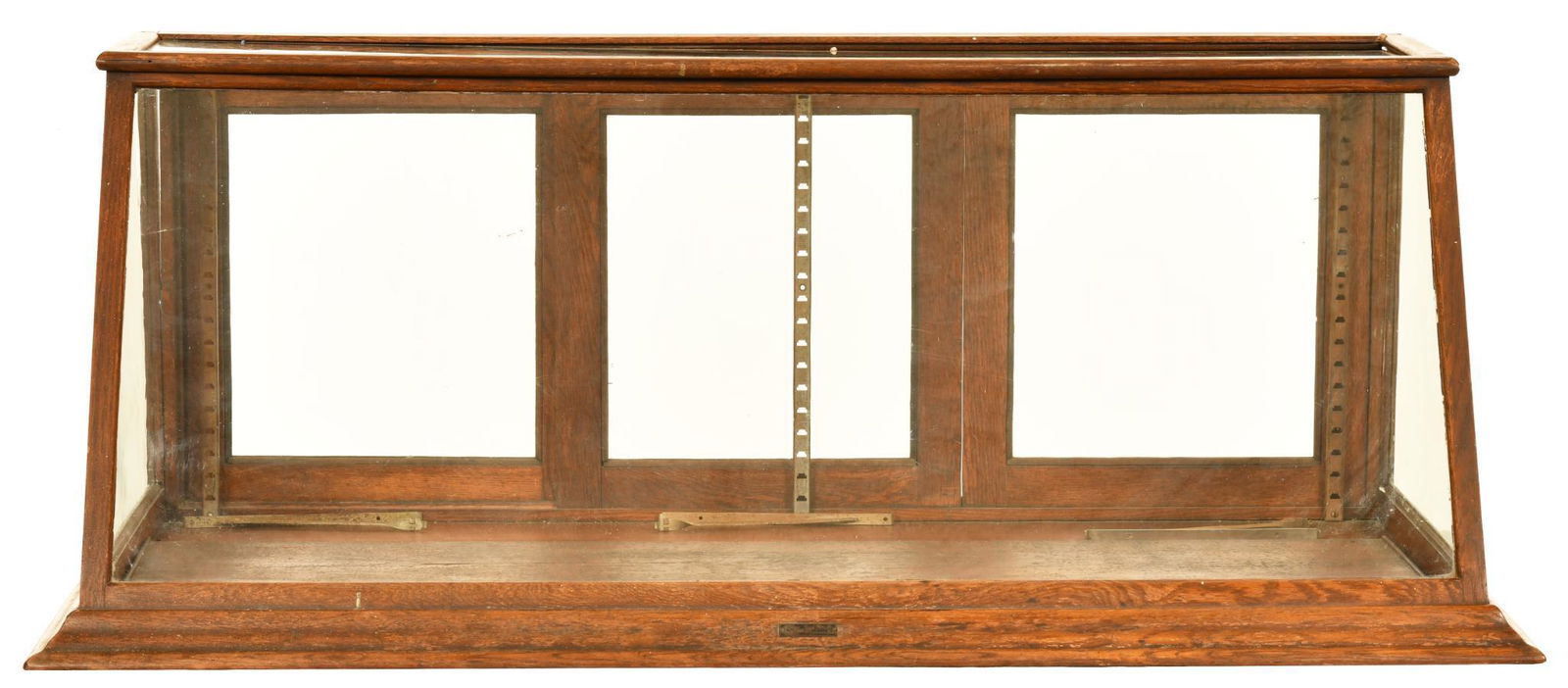 Oak Slant Front Counter-Top Show Case (1 of 3)