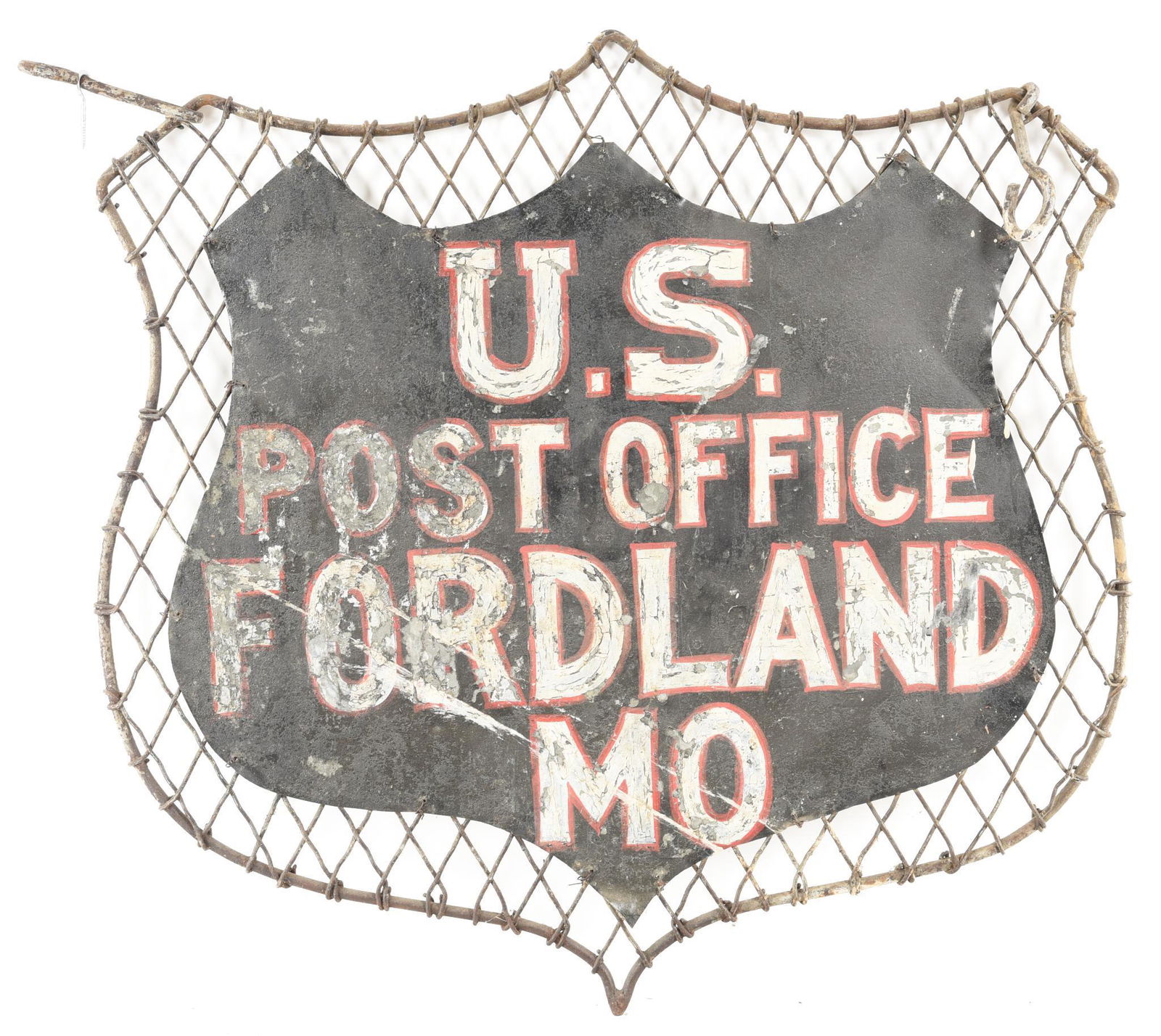 U.S. Post Office Fordland Mo. Metal Sign (1 of 2)