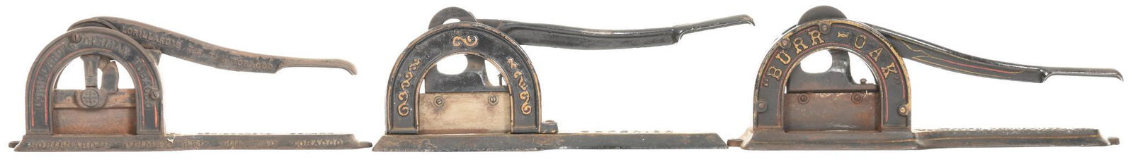 3-Cast Iron Tobacco Cutters Superior, Climax & (1 of 2)