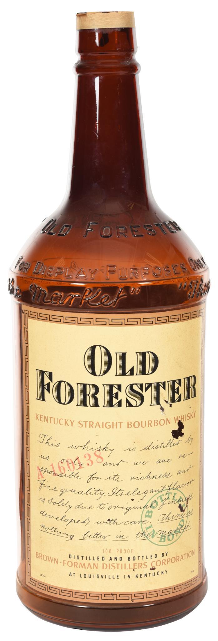Old Forester Kentucky Straight Bourbon Whiskey Display (1 of 2)