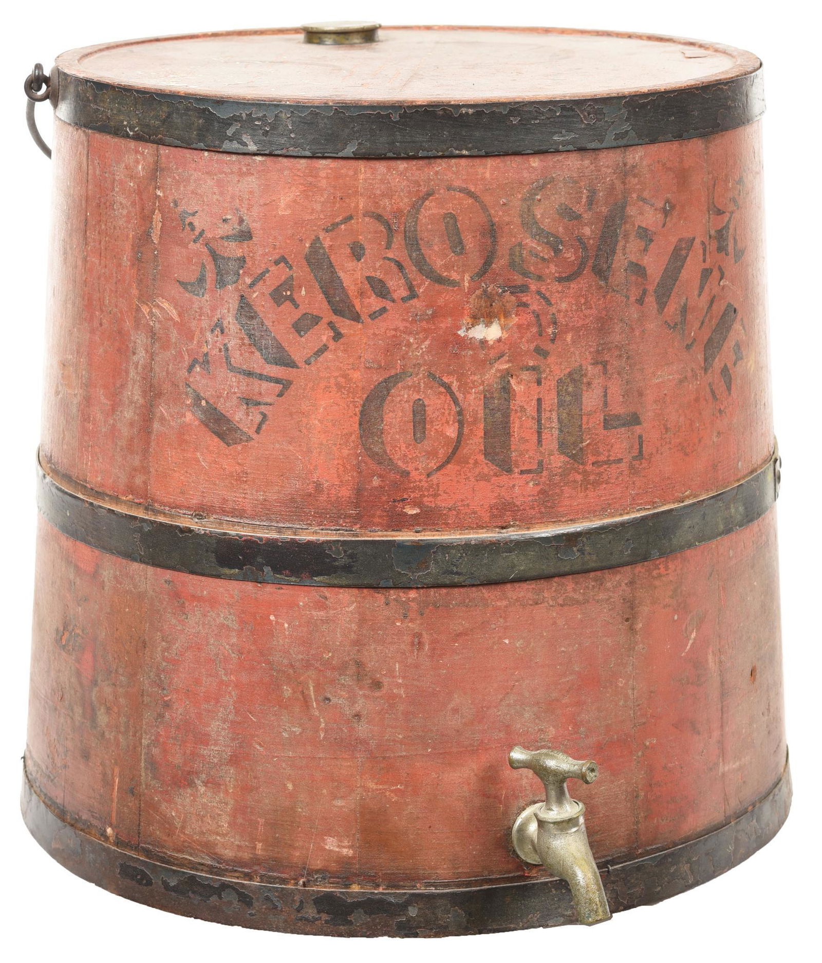 Wooden Kerosene Oil Bucket (1 of 3)