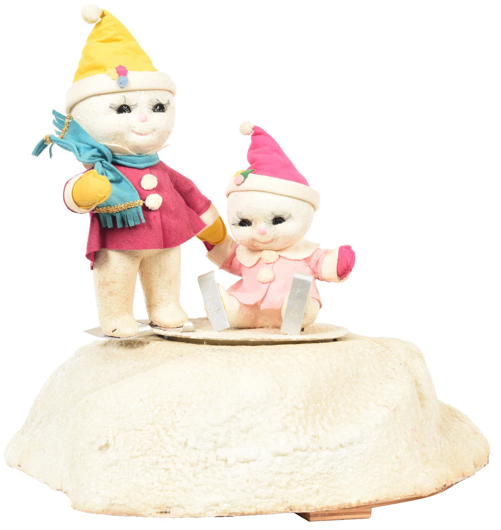 Snowman Childs w/Skis Window Store Display (1 of 3)