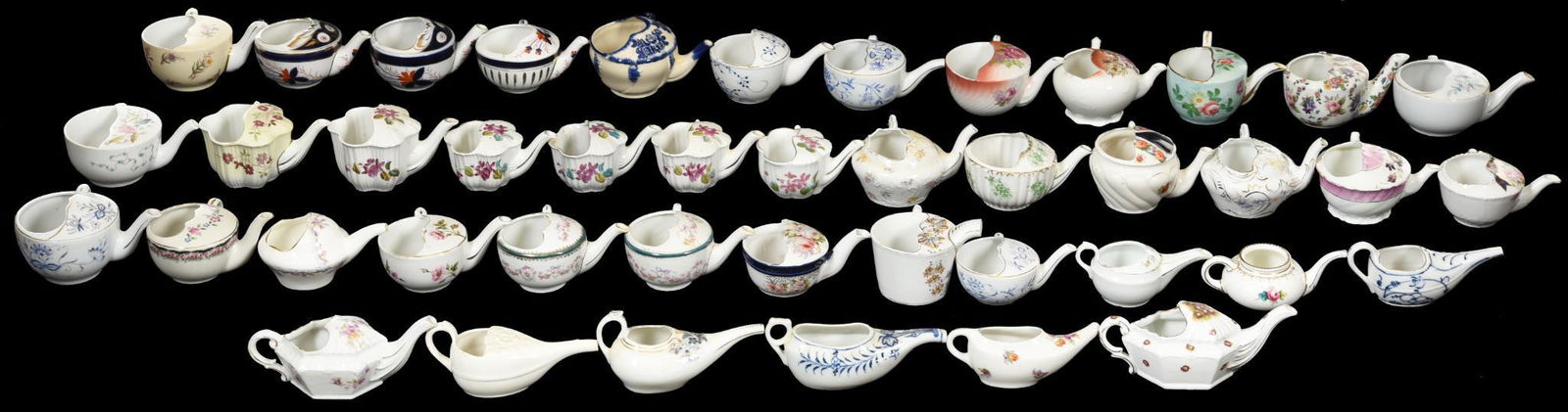 43-China Infant Feeders w/Flora Decoration (1 of 20)