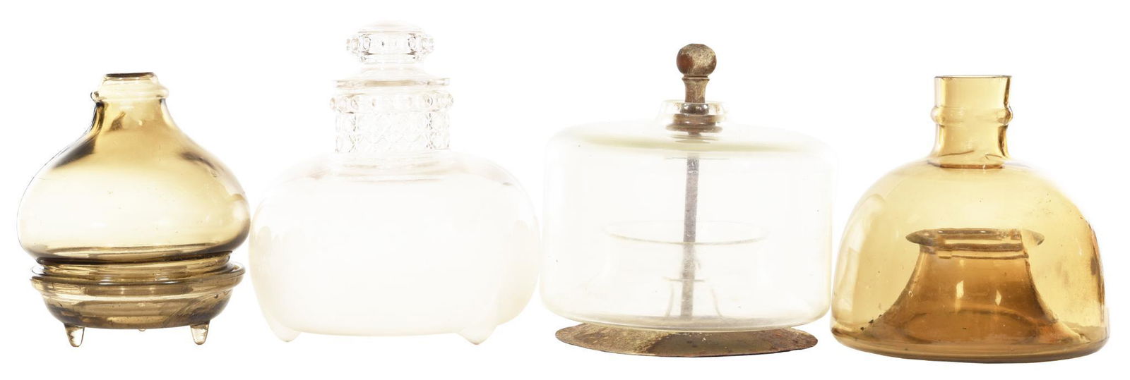 4-Handblown Glass Fly Traps (1 of 1)