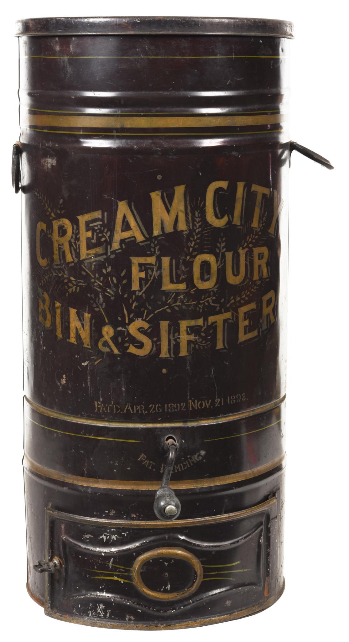 Cream City Flour Bin & Sifter (1 of 3)