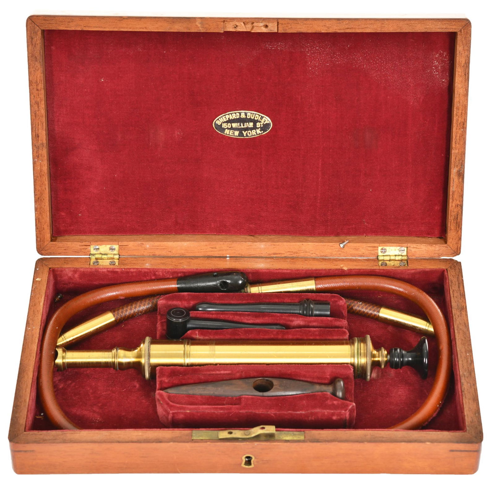Shepard & Dudley Medical Kit in Walnut Box (1 of 2)