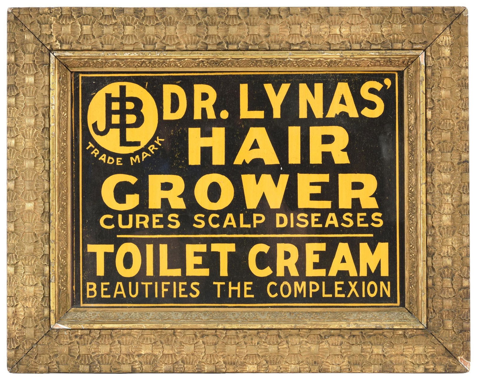 Dr. Lynas' Hair Grower Paper Sign (1 of 3)
