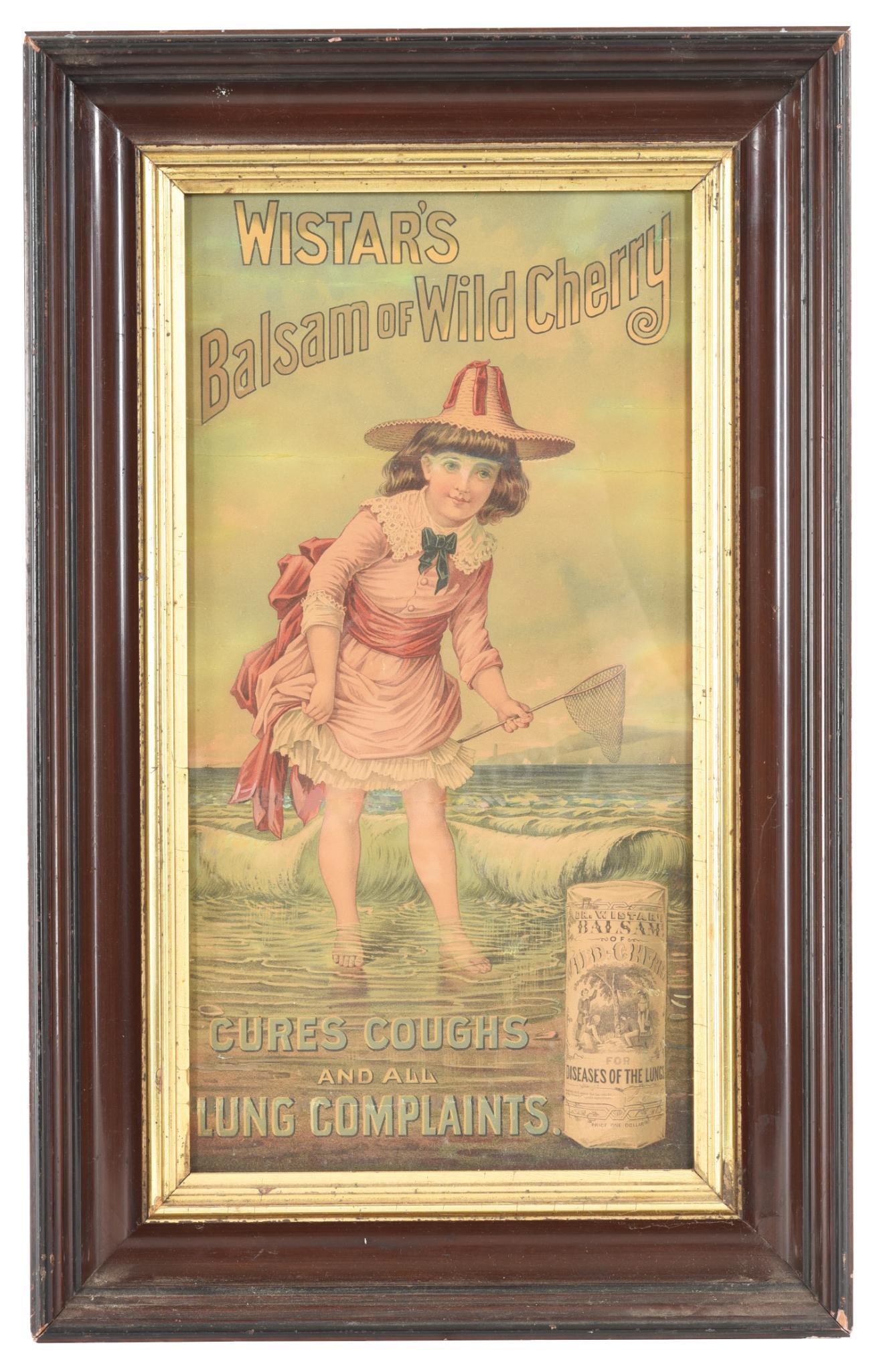 Wistar's Balsam of Wild Cherry Poster Framed (1 of 4)