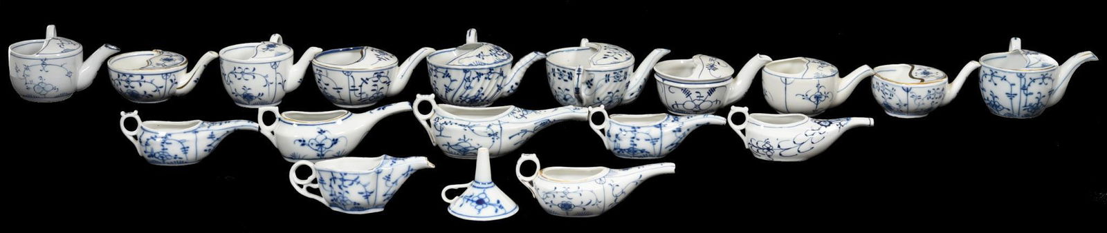 18-China Infant Feeders w/Blue Onion Decoration (1 of 2)