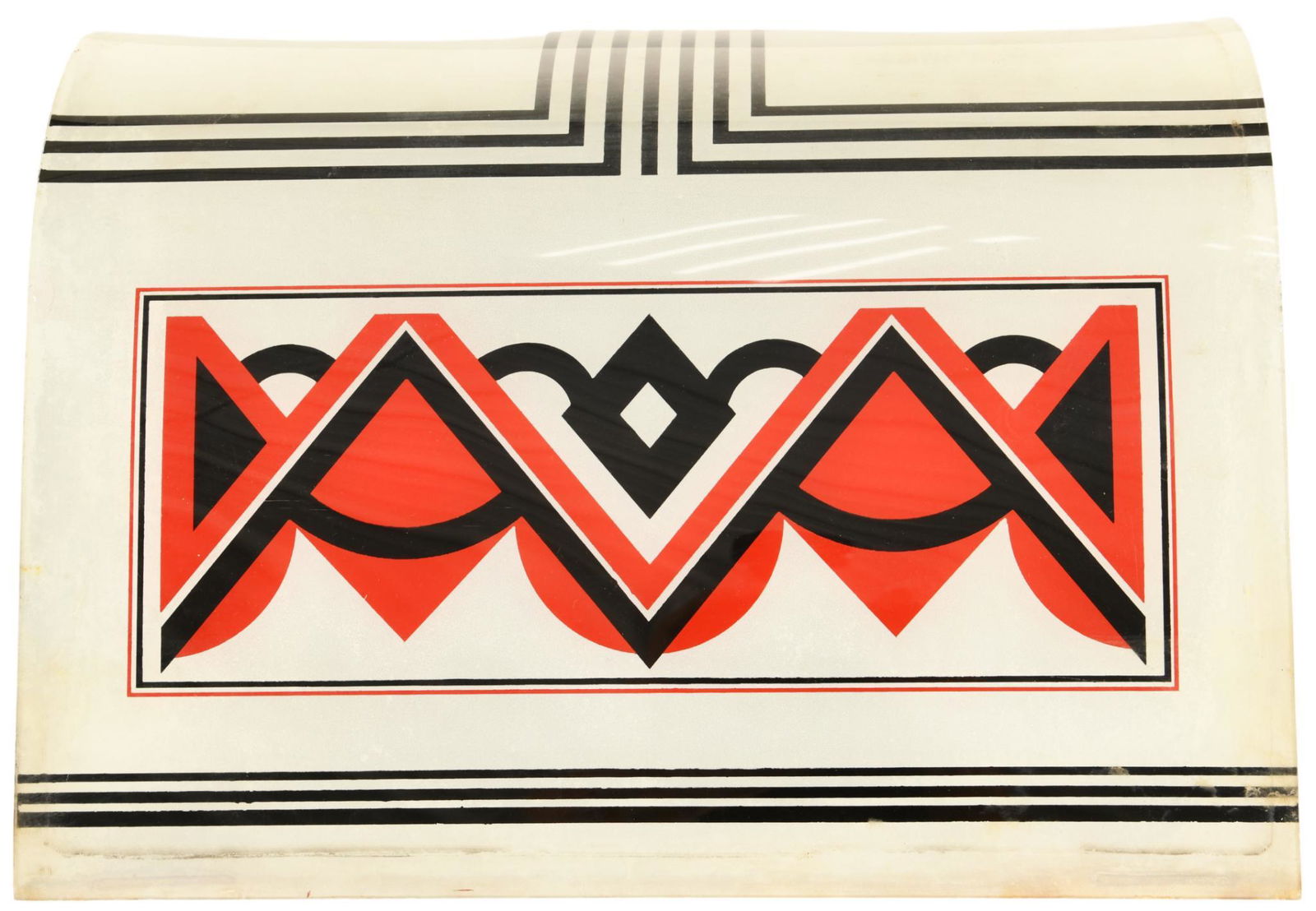 Single Art Deco Style Ad Glass for a National A-1 Gas (1 of 2)