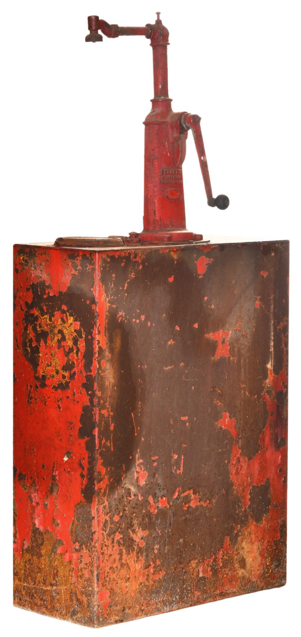 Bennett Lubster Pump on Large Metal Tank (1 of 3)