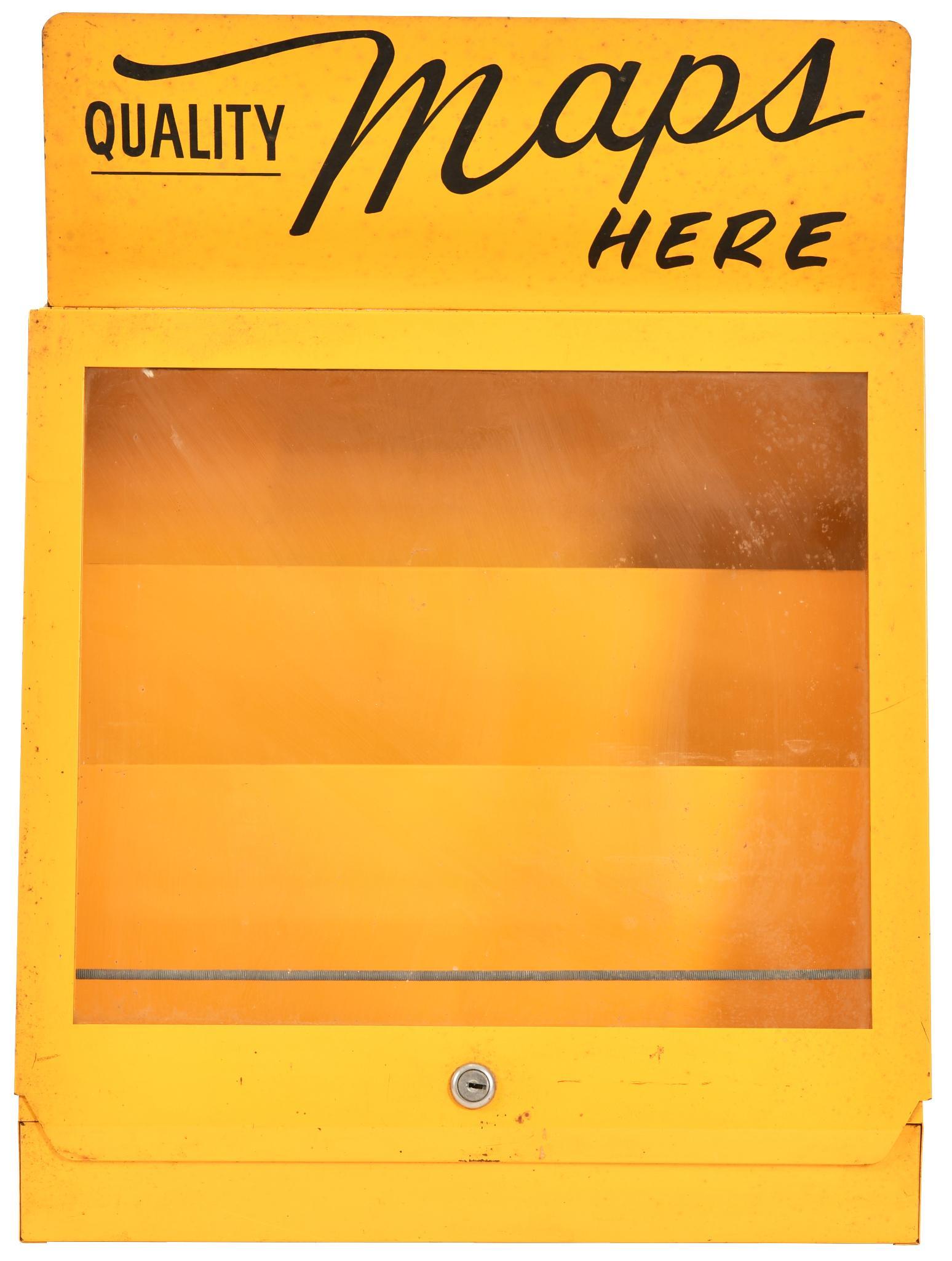 Quality Maps Here Metal Counter-Top Display Cabinet (1 of 3)