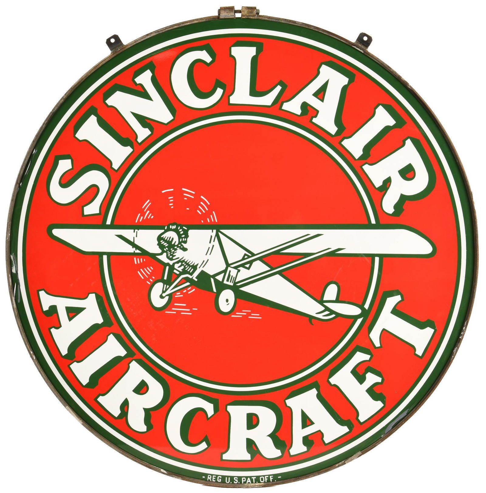 Van Kannel Sinclair Aircraft Sign Custom Made Sign (1 of 3)
