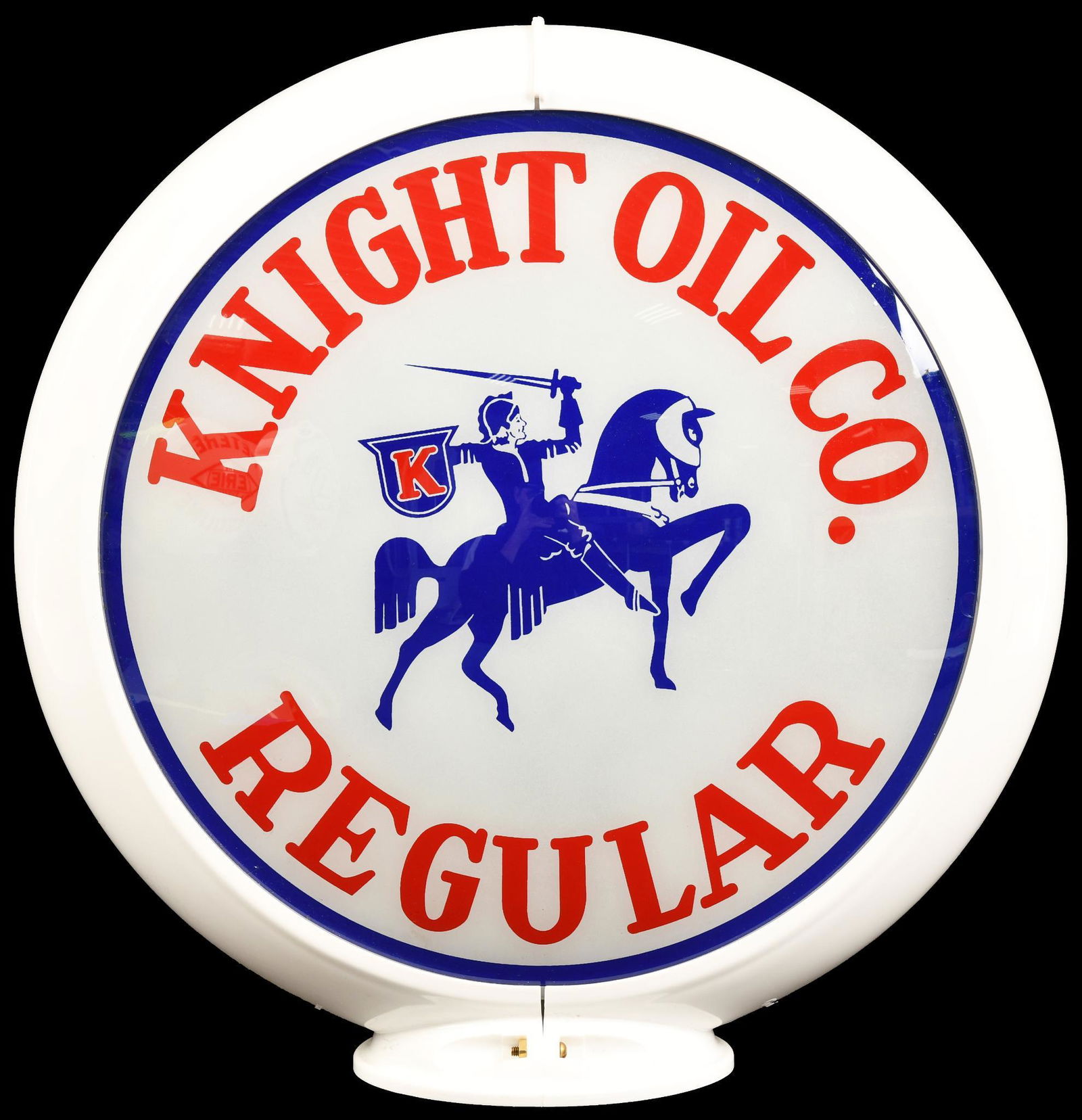 Knight Oil Co. Regular w/Logo 13.5" Single Globe Lens (1 of 2)