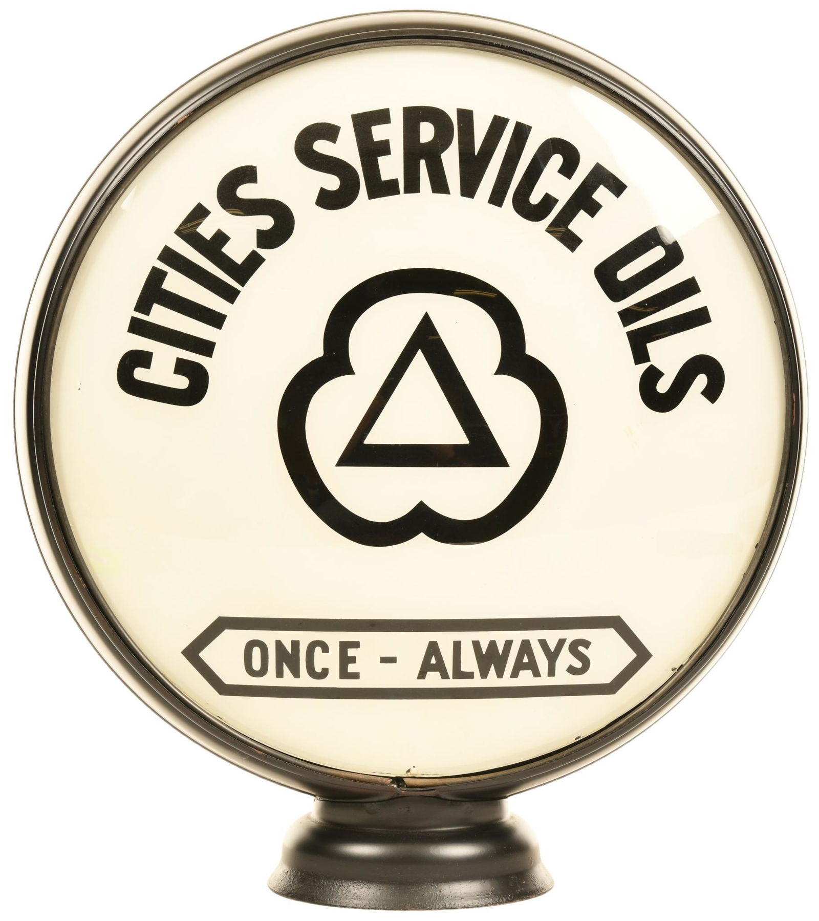 Cities Service Oils w/Logo 15" Globe Lenses (1 of 2)