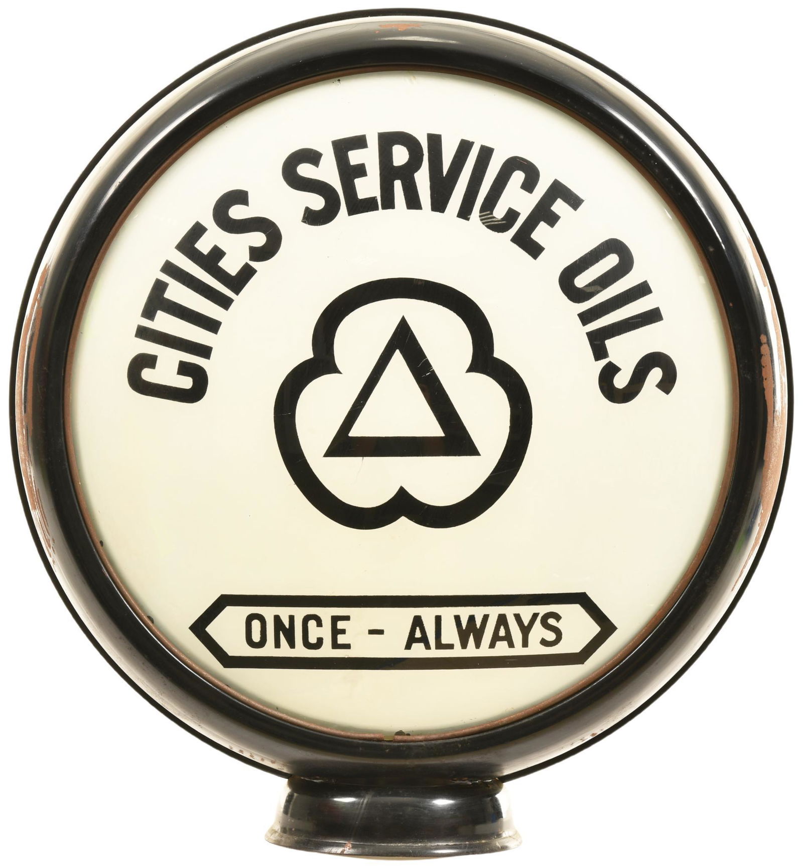 Cities Service Oils w/Logo 15" Globe Lenses (1 of 2)