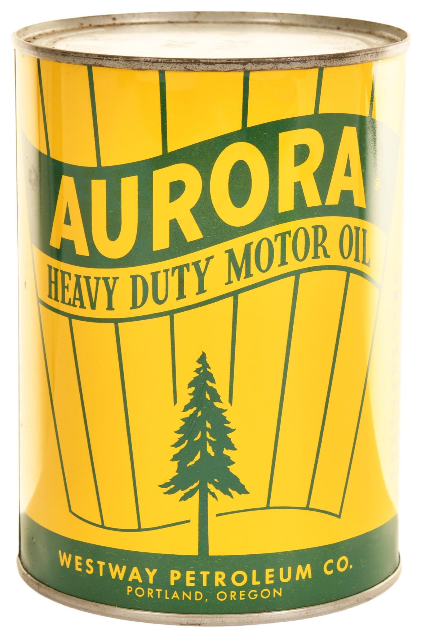 Aurora Heavy Duty Motor Oil Can (1 of 2)