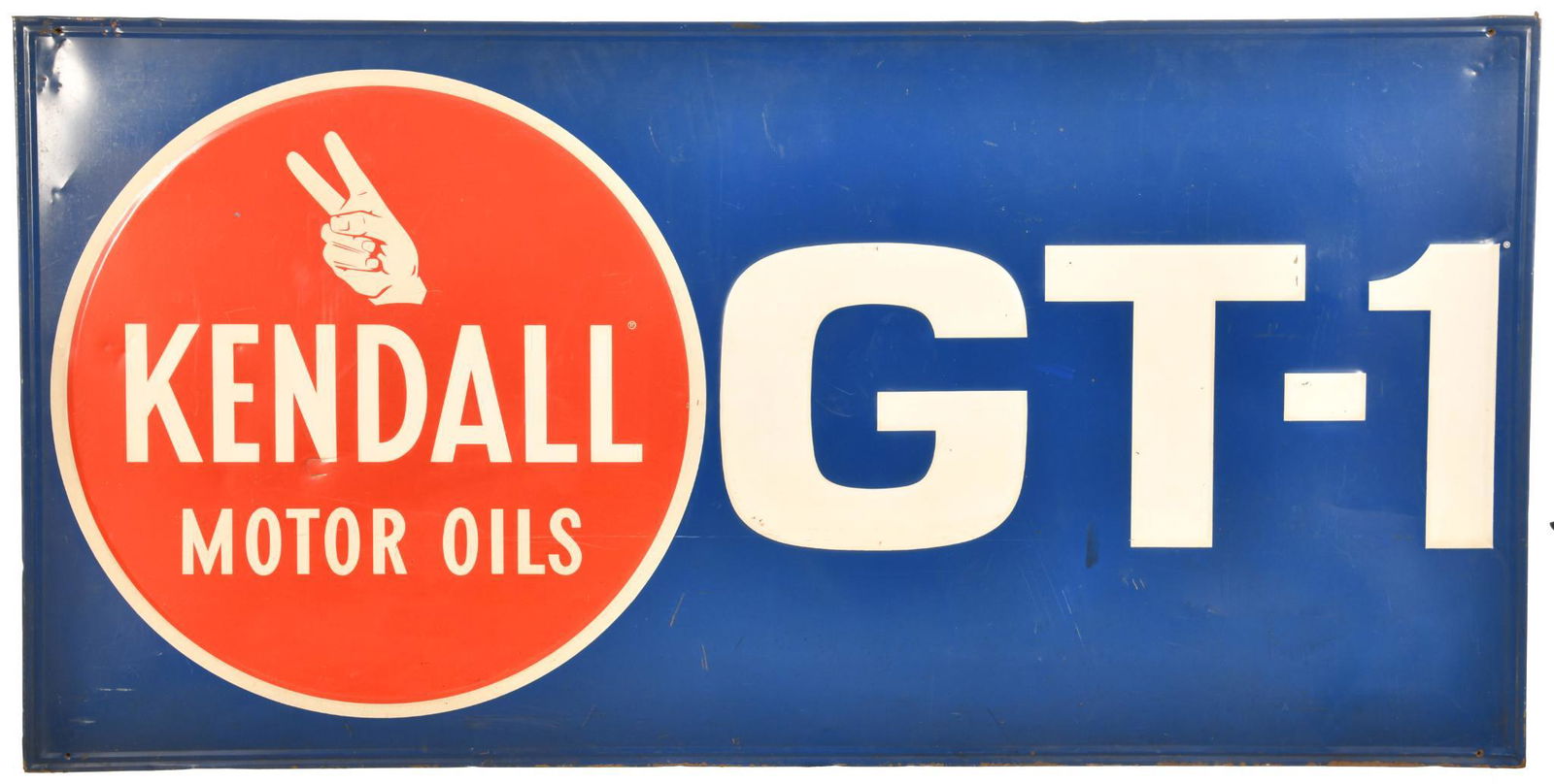 Kendall Motor Oils GT-1 Metal Sign (1 of 2)